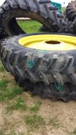 Used Tractor Tire; 3*; ON 10 Hole JD Rim - Not Included, Firestone, Used