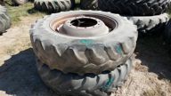Used Tractor Tire; 137A8; ON 12H Mfd Wheel, Goodyear, Used