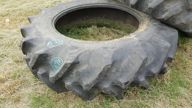 Used Tractor Tire; Spade Grip; 157A8 Rating; NO Rim, Goodyear, Used