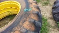 Used Tractor Tire; ON JD Dbl Bevel Rim - Not Included, Firestone, Used